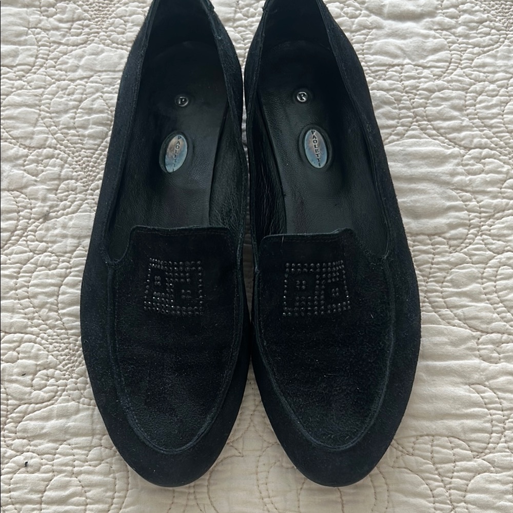 Elegant Black Suede Loafers